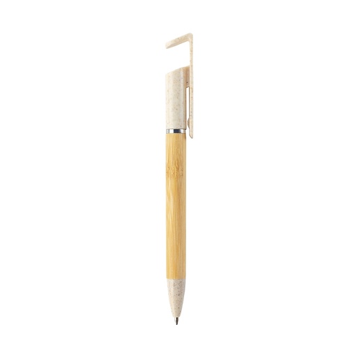 [X237400] CANETA ECOLÓGICA COM SUPORTE PARA CELULAR