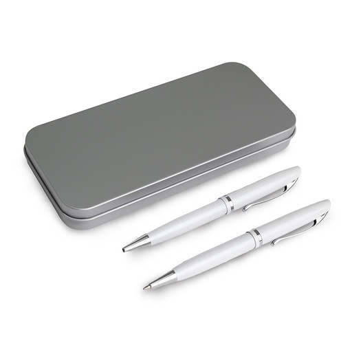 [X161241] CONJUNTO CANETA E LAPISEIRA METAL
