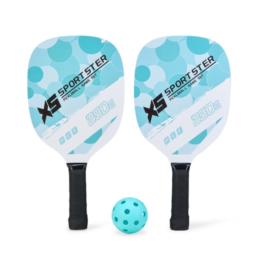 [X228478] KIT RAQUETES PICKLEBALL 3 PEÇAS