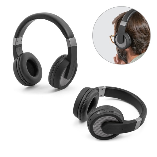 [57935-147] HOPPER. Fones de ouvido wireless com autonomia de 12h (300 mAh) e microfone, em ABS E PU