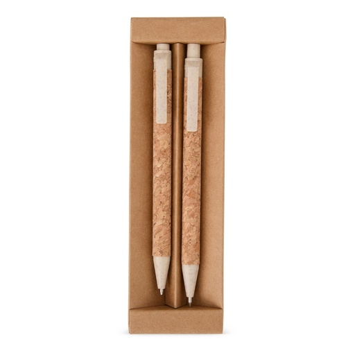 [X169145] KIT ECOLÓGICO CANETA E LAPISEIRA CORTIÇA