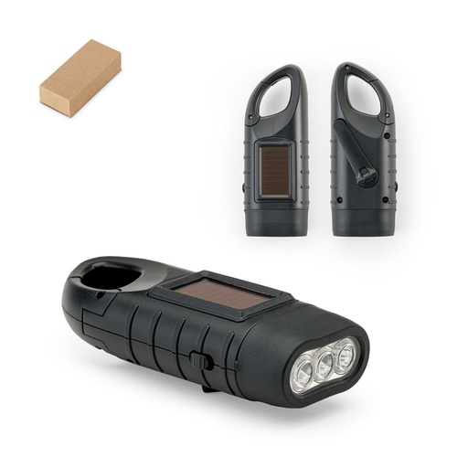 [98162-103] SOLARKY. Lanterna compacta de 0'5 W em ABS, com 3 LEDs brancos com 90 lumens