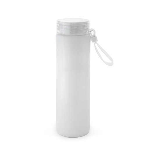 [X128597] GARRAFA DE VIDRO 400ML    (PODEM HAVER RISCOS NA PINTURA E/OU PEQUENAS BOLHAS NO CORPO DA GARRAFA)