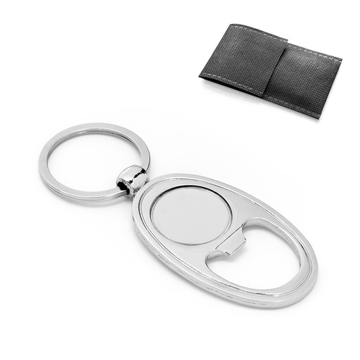 [93367-107] BLAKE. Chaveiro em metal com abridor de garrafas