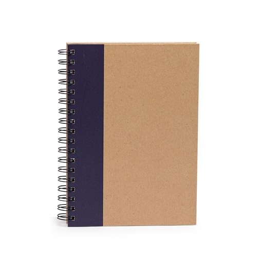 [X170119] CADERNO CAPA KRAFT LAMINADA