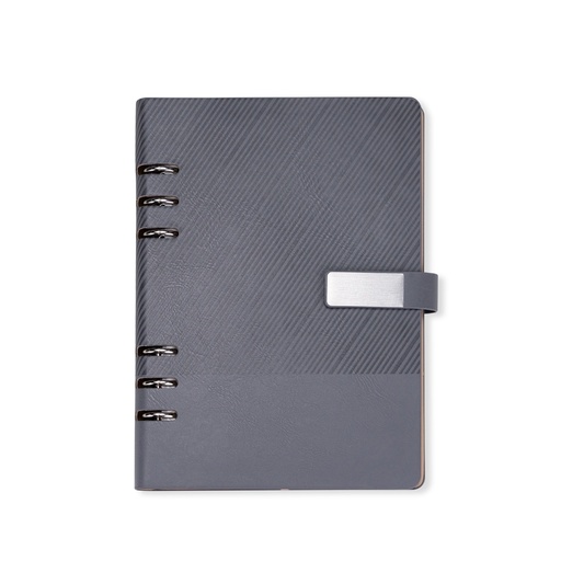 [X246220] CADERNO FICHÁRIO COURO SINTÉTICO