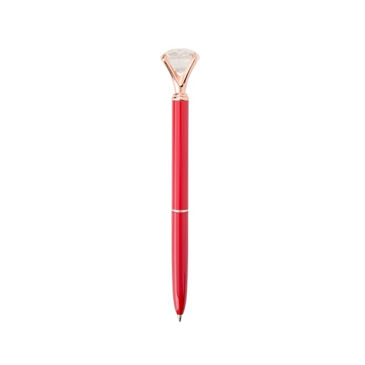 [X188433] CANETA METAL DIAMANTE