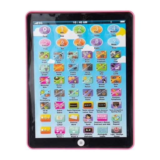 [X270113] TABLET INTERATIVO DE BRINQUEDO