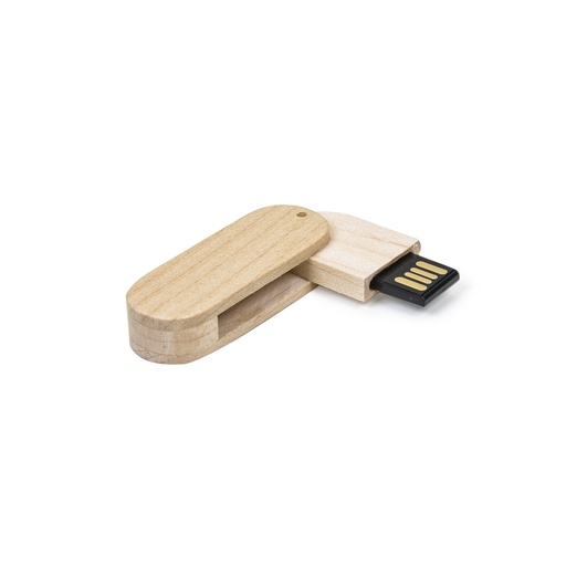 [X048860] PEN DRIVE OVAL 4GB GIRATÓRIO