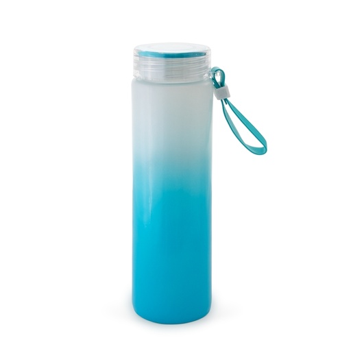 [X128562] GARRAFA DE VIDRO 400ML    (PODEM HAVER RISCOS NA PINTURA E/OU PEQUENAS BOLHAS NO CORPO DA GARRAFA)
