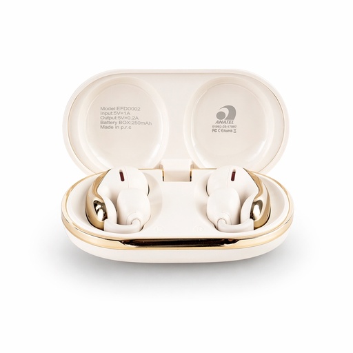 [X252565] FONE DE OUVIDO BLUETOOTH COM CASE CARREGADOR