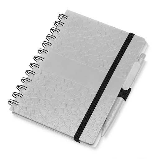 [X155578] CADERNO PLÁSTICO COM PAUTA
