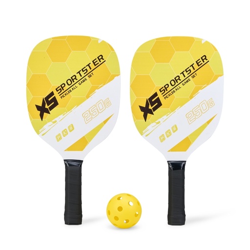 [X228486] KIT RAQUETES PICKLEBALL 3 PEÇAS