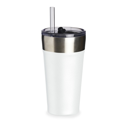 [X128015] COPO TÉRMICO C/ CANUDO 500ML