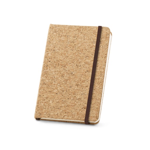 [53808-160] RUSHDIE A6. Caderno A6 de capa dura em cortiça com páginas lisas