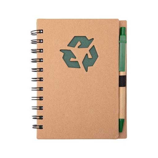[X247448] CADERNO ECOLÓGICO COM CANETA