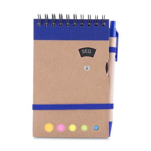 [X231460] BLOCO DE ANOTAÇÕES KRAFT COM CANETA