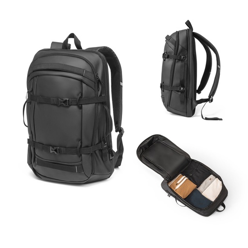 [92363-103] KAMPALA. Mochila para notebook (17'3") em 900D poliéster reciclado de alta densidade com revestimento resistente à agua (21 L)