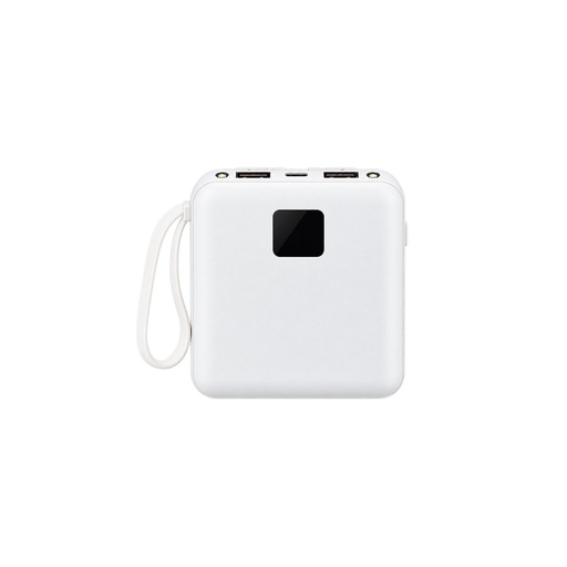 [X269930] POWER BANK 10.000MAH COM LANTERNA E MULTISSAÍDAS