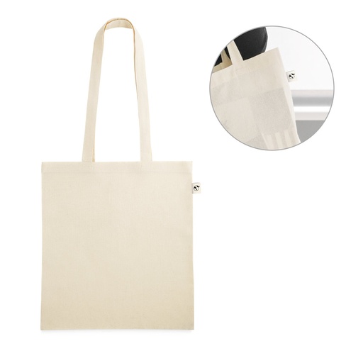 [92528-150] LEON. Sacola 100% algodão orgânico (140 g/m²)