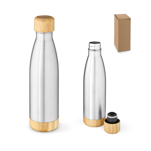 [94337-127] BROMELL 800. Garrafa térmica em aço inox 90% reciclado de parede dupla isolada a vácuo (800 mL)