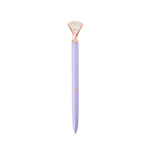 [X188409] CANETA METAL DIAMANTE