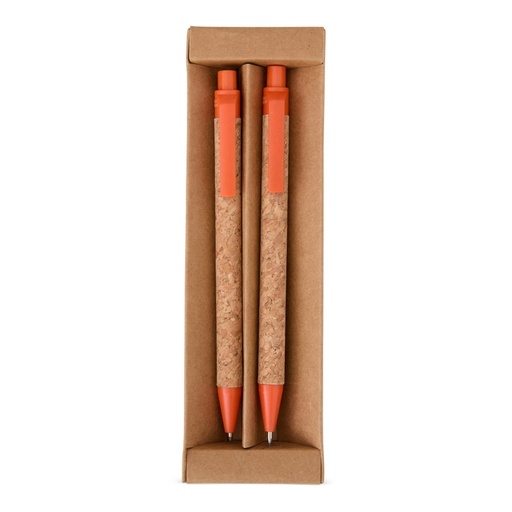 [X169161] KIT ECOLÓGICO CANETA E LAPISEIRA CORTIÇA