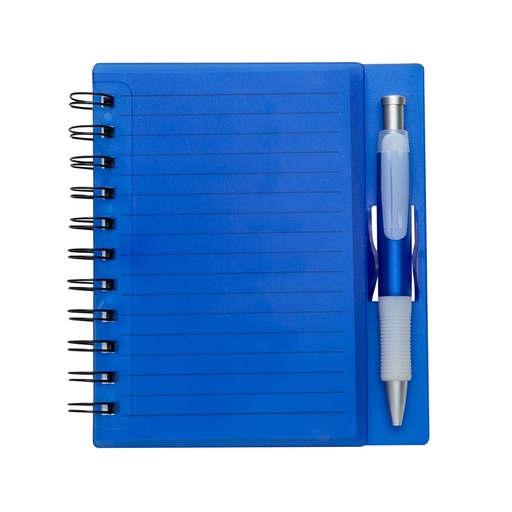 [X001465] CADERNO PLÁSTICO C/ CANETA