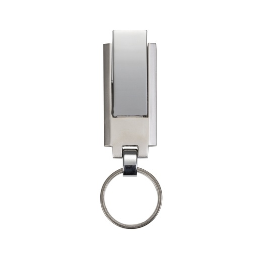 [X081566] PEN DRIVE CHAVEIRO METAL GRANDE 8 GB RETRÁTIL