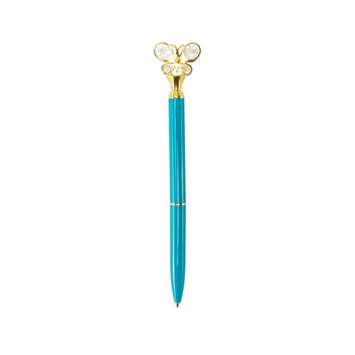 [X228419] CANETA METAL BORBOLETA