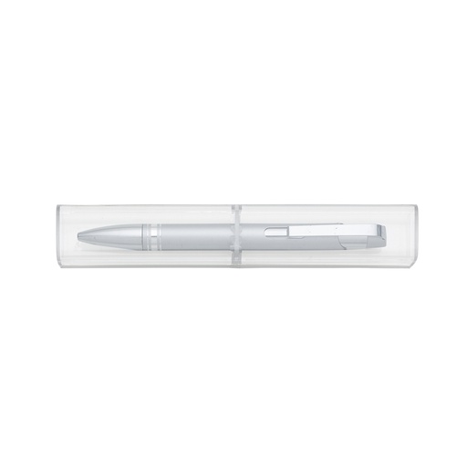 [X024740] CANETA SEMI - METAL C/ TUBINHO ACRILICO