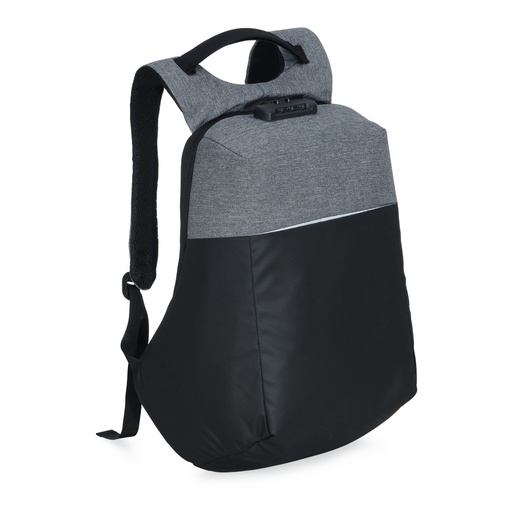 [X093033] MOCHILA DE POLIÉSTER ANTI-FURTO USB COM SEGREDO 31L