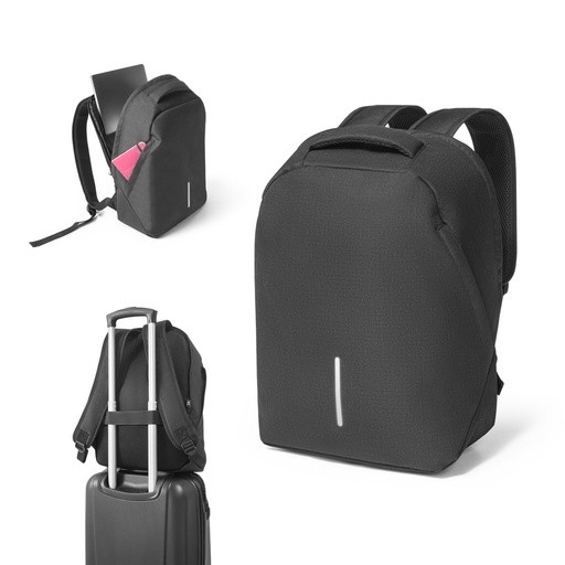 [92336-103] AUCKLAND. Mochila com sistema antirroubo para notebook (15'6") em 600D e ripstop (17 L)