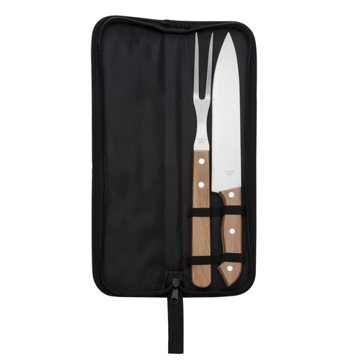 [X012874] KIT CHURRASCO NO ESTOJO C/ 2 PÇS