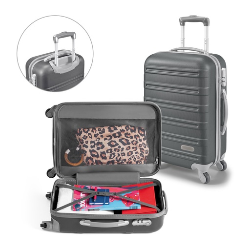 [92138-103] PHUKET. Mala de viagem executivo em ABS com interior forrado (36 L)