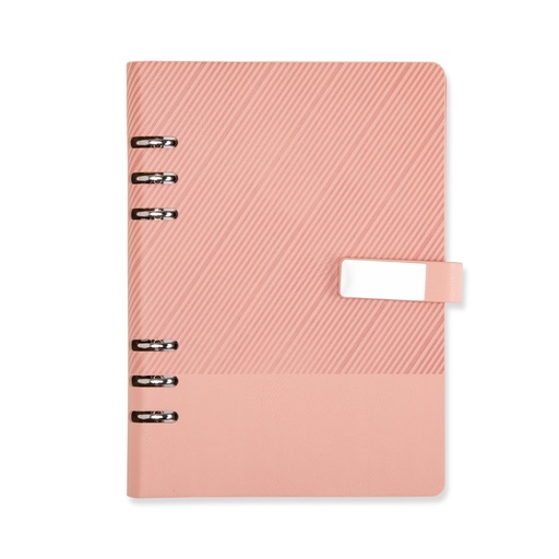 [X245909] CADERNO FICHÁRIO COURO SINTÉTICO