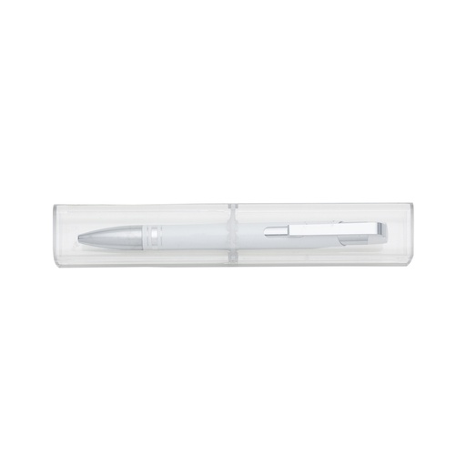[X024724] CANETA SEMI - METAL C/ TUBINHO ACRILICO