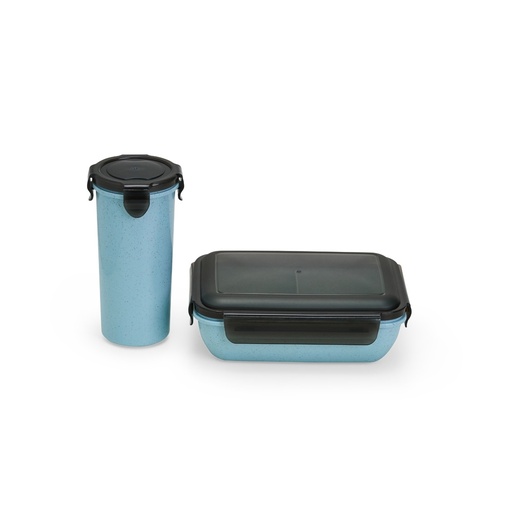 [X174661] KIT COPO E MARMITA FIBRA DE BAMBU