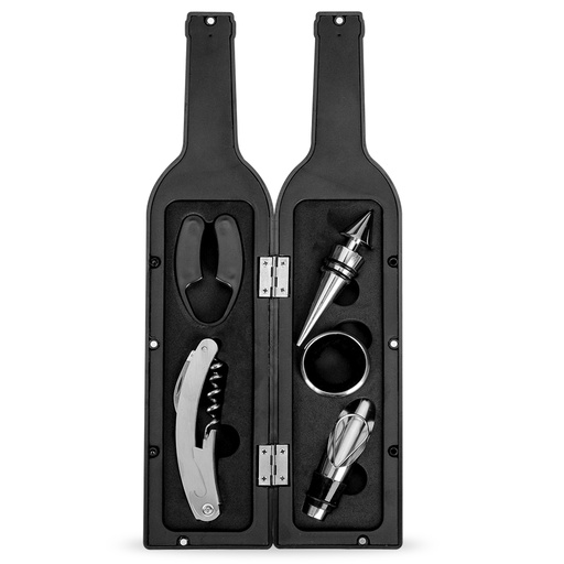 [X001333] KIT VINHO 5PÇS FORMATO GARRAFA
