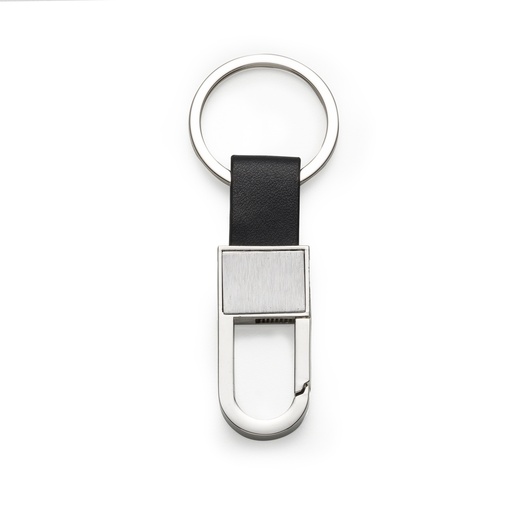 [X040606] CHAVEIRO METAL DET. COURO