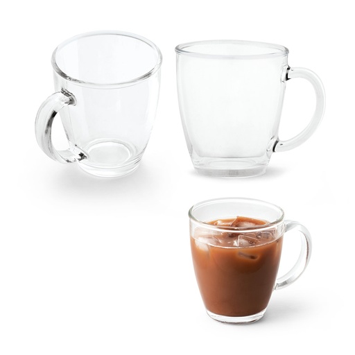 [94768-110] LUNKINA. Caneca em vidro (390 mL)
