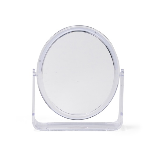 [X239623] ESPELHO DE MESA OVAL PLÁSTICO