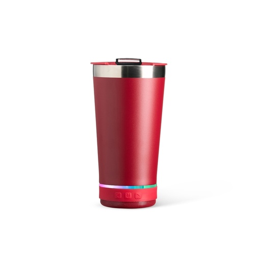 [X159441] COPO TÉRMICO 400ML C/ CAIXA DE SOM
