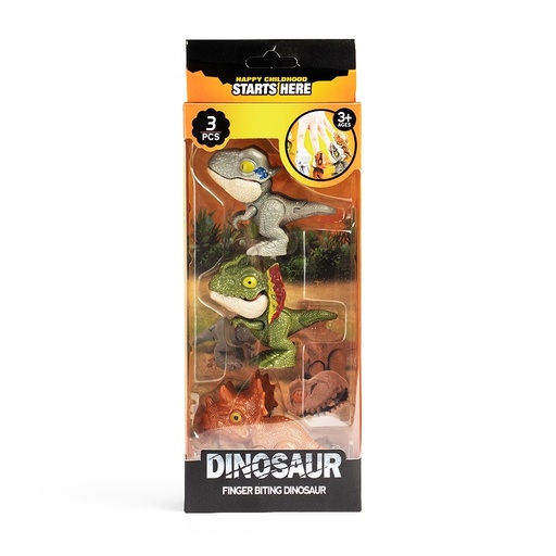 [X251720] KIT DINOSSAUROS BRINQUEDO 3 PEÇAS