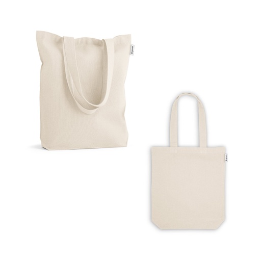 [92331-150] GIRONA. Sacola em 50% algodão, 30% algodão reciclado e 20% poliéster reciclado (220 g/m²)