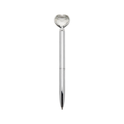 [X120790] CANETA METAL CORAÇÃO
