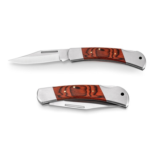 [94031-170] FALCON II. Canivete em aço inox e madeira
