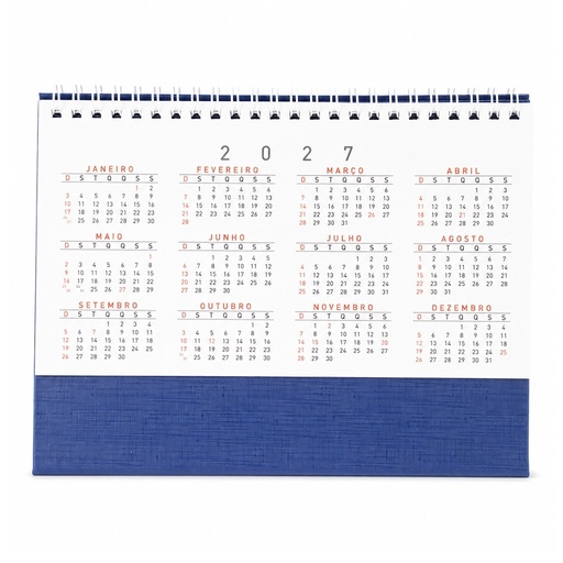 [X151203] CALENDÁRIO DE MESA 2027