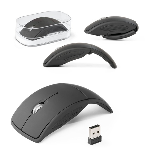 [97399-103] ALENCAR. Mouse wireless dobrável 2'4G. em ABS