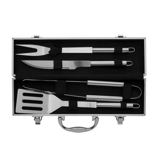 [X001678] KIT CHURRASCO NA MALETA 4 PEÇAS